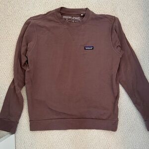 Patagonia Men's Crewneck Sweater in Chocolate Brown